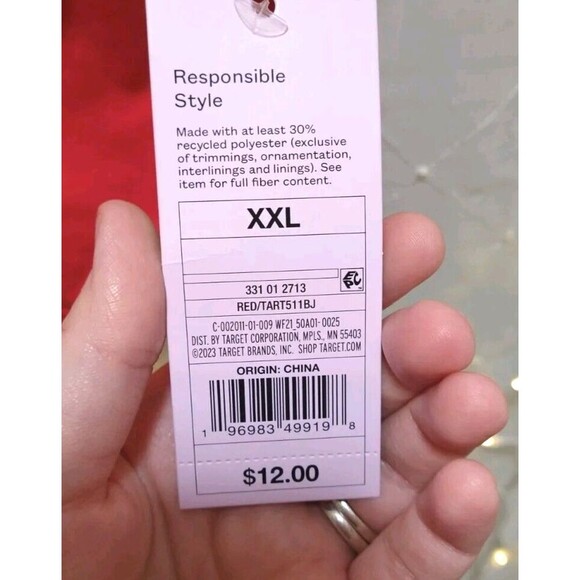 WILD FABLE WOMENS XXL RED TANKINI TOP BRALETTE CROPPED BACK STRAP STRETCH SOLID - Picture 7 of 11